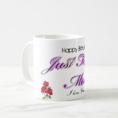 Een gelukkige Birthday mama Mok! Koffiemok (Voorkant links)
