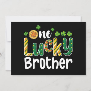 Een gelukkige broer bijpassende familie St Patrick Kaart