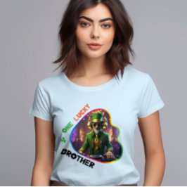 Een gelukkige broer - Ierse geluk en gelach T-shirt