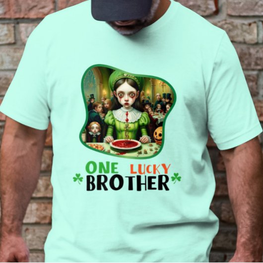 Een gelukkige broer - klaverblad carnaval t-shirt