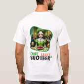 Een gelukkige broer - klaverblad carnaval t-shirt (Achterkant)