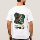 Een gelukkige broer - Shimmering Shamrock T-shirt (Achterkant)