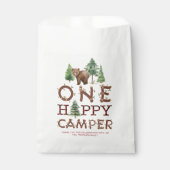 Een gelukkige Camper 1e Verjaardag Bedankt Favorie Bedankzakje (Voorkant)