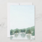 Een gelukkige camper 1e verjaardag uitnodiging (Achterkant)