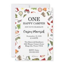 Een gelukkige Camper Adventure Verjaardag