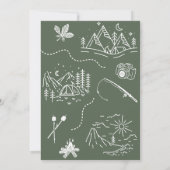 Een gelukkige Camper Boys 1e verjaardag Kaart (Achterkant)