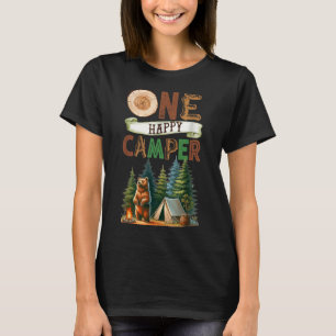 Een gelukkige Camper Eerste Verjaardag Familie Cam T-shirt