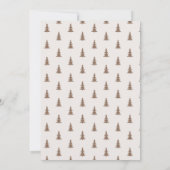 Een gelukkige camper Minimalistische camping 1e ve Kaart (Achterkant)