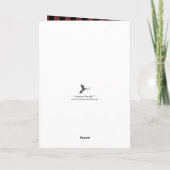 Een Gelukkige Camper Plaid Bos 1e Verjaardag Kaart (Achterkant)