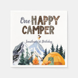 Een gelukkige camper   Verjaardag camping Servet