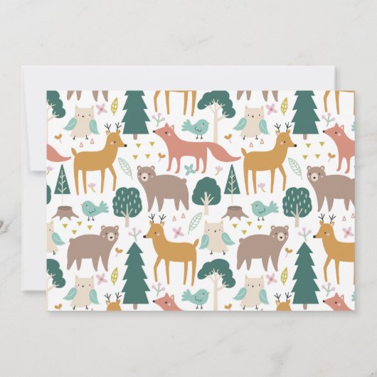 Eén gelukkige camper verjaardag Uitnodiging (Achterkant)