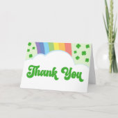 Een gelukkige charme St. Patrick's Day verjaardags Bedankkaart (Voorkant)