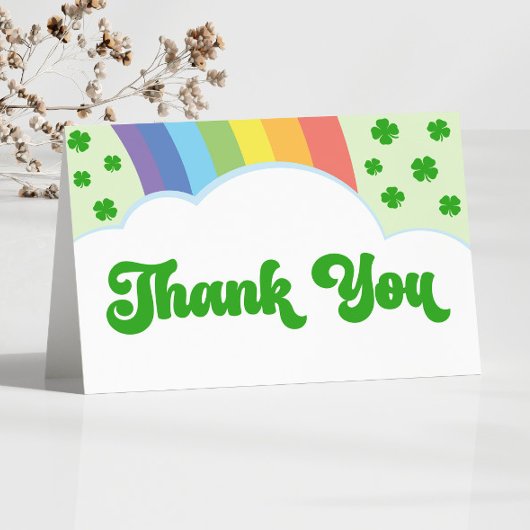 Een gelukkige charme St. Patrick's Day verjaardags Bedankkaart