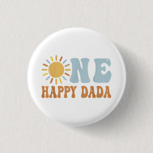 Een gelukkige Dada van de verjaardag eerste reis e Ronde Button 3,2 Cm