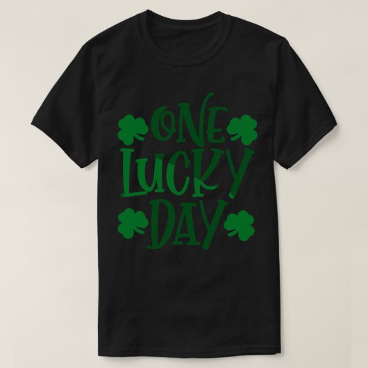 Een gelukkige dag t-shirt (Design voorkant)