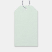 Een gelukkige dag typografie St. Patrick's Day Cadeaulabel (Achterkant)