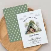 Een gelukkige dag van de Eerste verjaardag van Cam Kaart