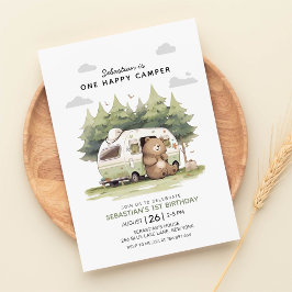 Een gelukkige dag van de Eerste verjaardag van Cam Kaart