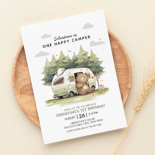 Een gelukkige dag van de Eerste verjaardag van Cam Kaart