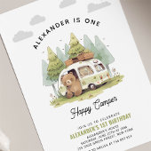 Een gelukkige dag van de Eerste verjaardag van Cam Kaart