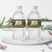 Een gelukkige dag van de Eerste verjaardag van Cam Waterfles Etiket