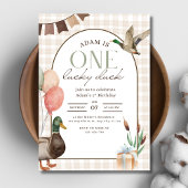 Een gelukkige Duck Verjaardag Uitnodigen, Mallard  Kaart