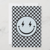 Een gelukkige Dude Blue Boy Verjaardag Kaart (Achterkant)