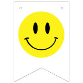 Een Gelukkige Dude/Gal 1e Verjaardag Gele Smiley Vlaggetjes (Eerste vlag)