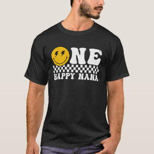 Een Gelukkige Dude Nana 1e Verjaardag Familie Matc T-shirt
