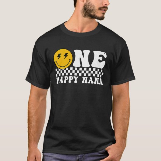 Een Gelukkige Dude Nana 1e Verjaardag Familie Matc T-shirt (Voorkant)