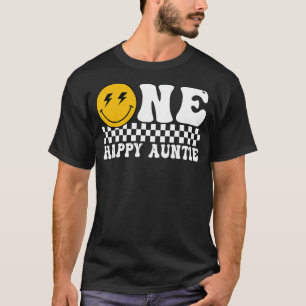 Een gelukkige Dude Tante 1e verjaardag familie Mat T-shirt