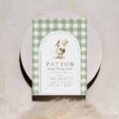 Een gelukkige eend uitnodiging, Duck verjaardagsfe Kaart