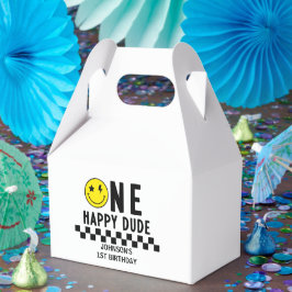 Een gelukkige Eerste verjaardag van de Kerel Bedankdoosjes