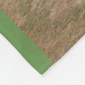 Een gelukkige emu die op een beendeken staat fleece deken (Hoek)