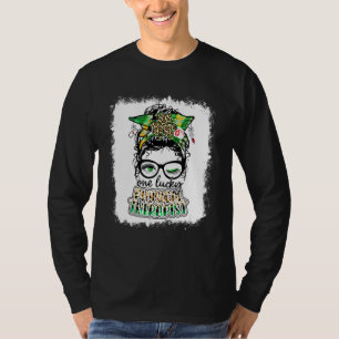 Een gelukkige fysiotherapeut een gelukkige verplee t-shirt