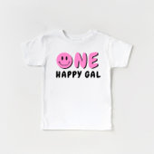 Een Gelukkige Gal 1e Verjaardag Roze Smiley