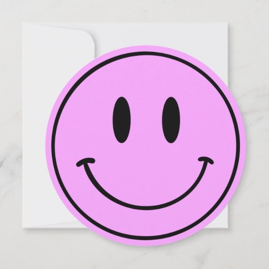 Een Gelukkige Gal 1e Verjaardag Smiley Gezicht Kaart (Achterkant)