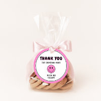 Een gelukkige Gal/Dude Pink Smiley dank u