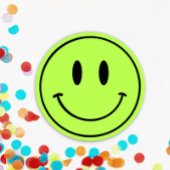 Een Gelukkige Gast 1e Verjaardag Smiley Gezicht Kaart