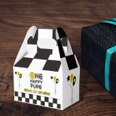 Een Gelukkige Gele Glimlach Eerste 1e Jongen Verja Bedankdoosjes