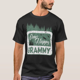 Eén Gelukkige Grammy Kampeerder 1e Verjaardag Kamp T-shirt