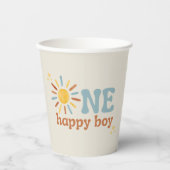 Een gelukkige jongen, 1e reis rond de zon papieren bekers (Voorkant)