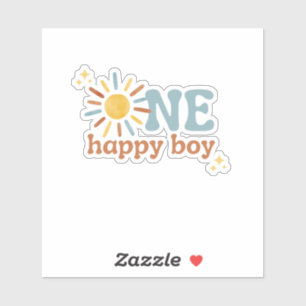 Een gelukkige jongen, 1e reis rond de zon sticker