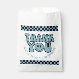 Een gelukkige jongen van één geboorthday party bedankzakje