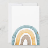 Een gelukkige jongen zon verjaardag uitnodiging (Achterkant)