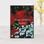 Een gelukkige kaart van de Schat Birrthday (Gele Bloem)