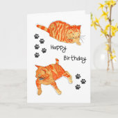 Een gelukkige kaart van de Verjaardag (Gele Bloem)