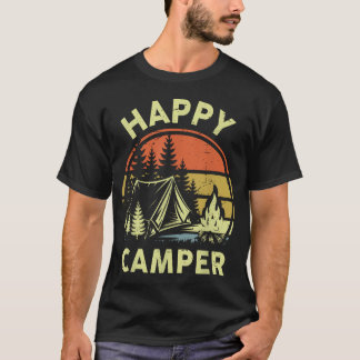 Eén Gelukkige Kampeerder Peuter Jongen Grappige Ka T-shirt