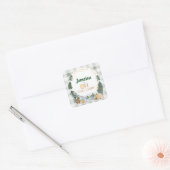 Een Gelukkige Kampeerder Verjaardagsfeest Stickers (Envelop)