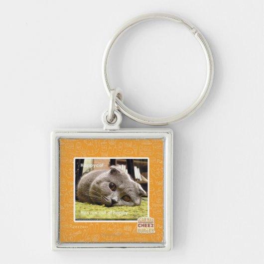 Een gelukkige kat, uit gelukkig sleutelhanger (Voorkant)